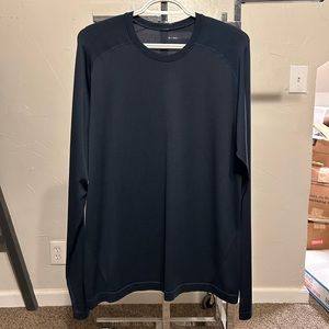 Lululemon Athletica Men’s Dark-Blue Metal Vent Tech Longsleeve Shirt Size M